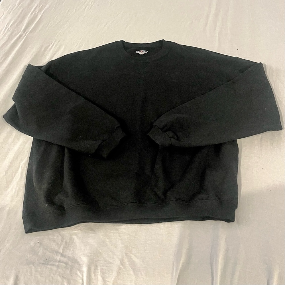 Jerseez Men’s XL Crewneck Sweater Plain Black